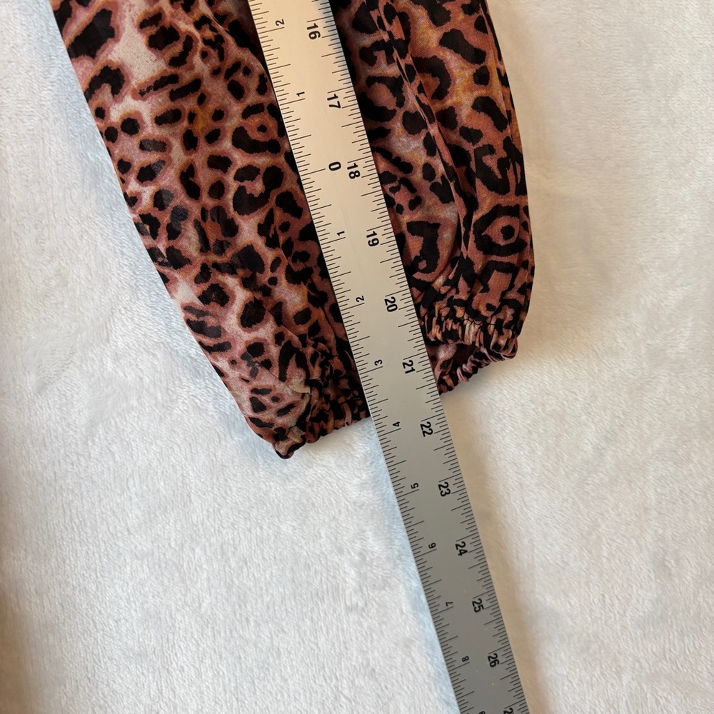 ANTHROPOLOGIE‎ RANNA GILL Leopard Midi Dress small NWT - Picture 7 of 13